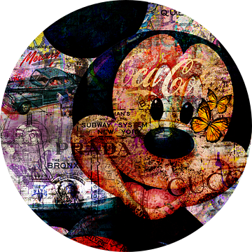 Mickey Head van Rene Ladenius Digital Art