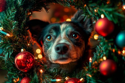 Kerst hond