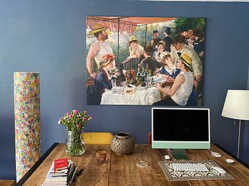 Klantfoto: Lunch van de roeiers, August Renoir