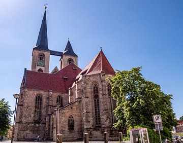 Stadskerk in Halberstadt Saksen-Anhalt van Animaflora PicsStock