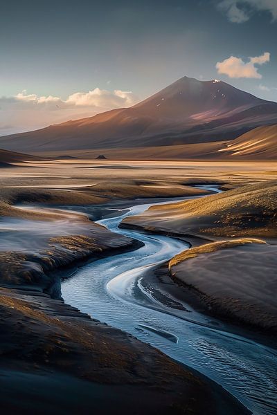 Naturerwachen beim Wandern von fernlichtsicht