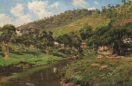 João Baptista Da Costa~ Flusslandschaft, Petropolis, RJ