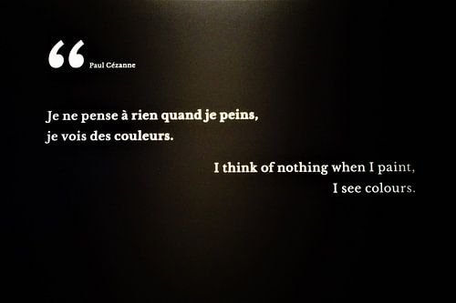 Quote Paul Cezanne - Panorama XXL Rouen