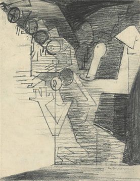 Louis Marcoussis - Im Kasino (Zeichnungen für Aurelia) von Peter Balan
