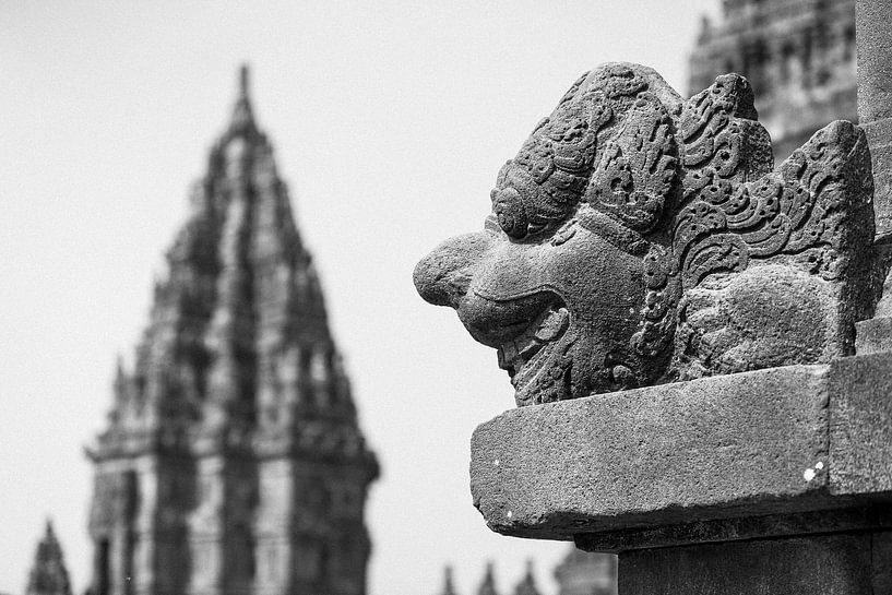 Sculpture des temples de Prambanan à Java par Martijn Smeets