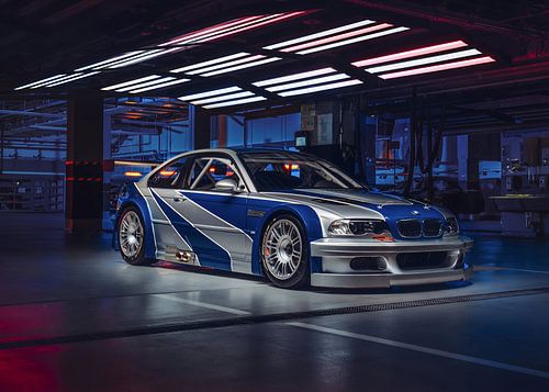 M3 GTR Legendary Street Racer – Silber- & -Blau-Edition