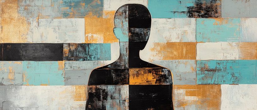 Fragmentierte Wesenheit – Kunstwerk von Poster Art Shop