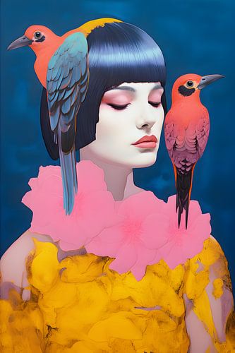 Rêverie de l'oiseau précoce : une symphonie surréaliste III