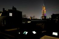 Sol Lumen vu depuis un toit-terrasse sur le Nieuwegracht à Utrecht. par Donker Utrecht Aperçu