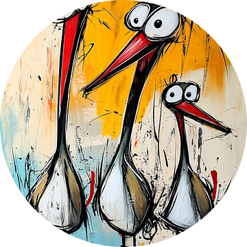 Vogels van Blikvanger Schilderijen