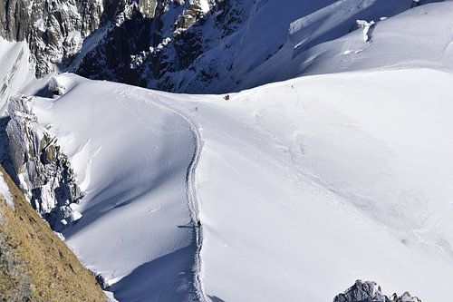 The ascent of the Pic-du-Midi, Mont-Blanc massif