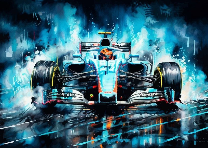 Aquarelle Williams Racing Formula One par MIROKKU