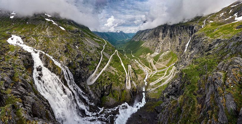 The famous Trollstigen, Norway by qtx