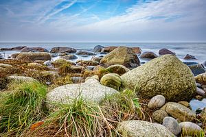 Die Ostseeküste auf der Insel Rügen im Herbst