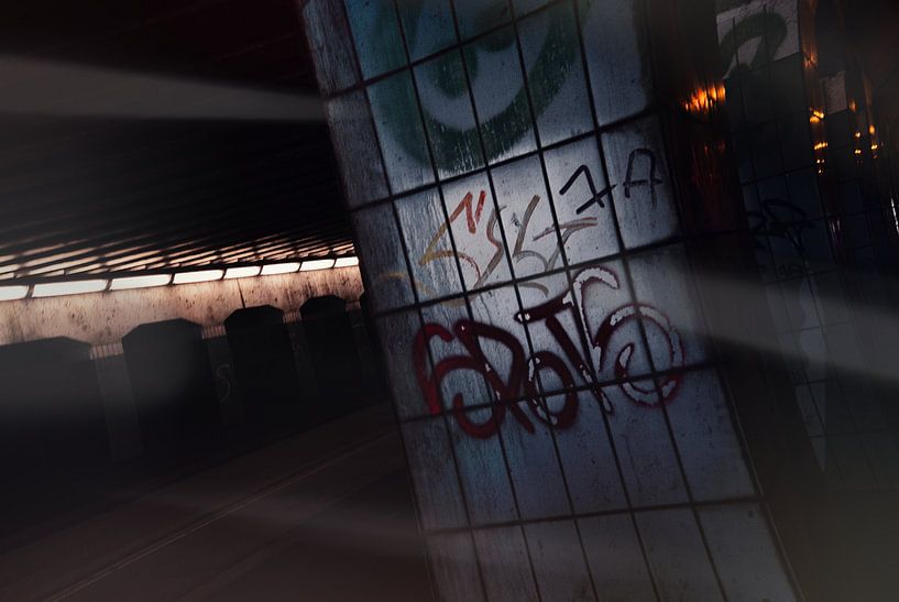 Street art graffiti, Streetkunt Urban by Dennie de Jong