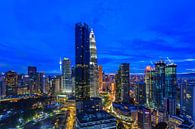 Kuala Lumpur-Skyline am Abend von Tux Photography Miniaturansicht
