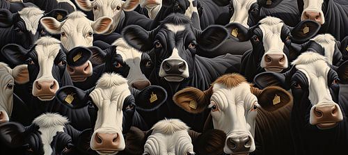 Modern Cow 28933 by ARTEO Paintings