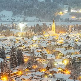 Wintery turn of the year in the Oberallgäu by Walter G. Allgöwer