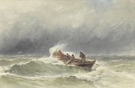 Rettung auf See, Jacob Eduard van Heemskerck van Beest von Meisterhafte Meister Miniaturansicht