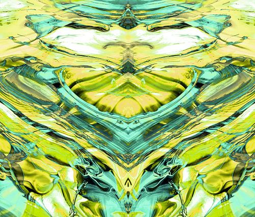 ABSTRACT COLORFUL PAINTING III-A