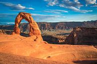 Delicate arch in Arches Nationaal Park, Utah van Rietje Bulthuis thumbnail