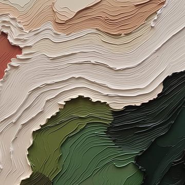 Gewellte Sedimente von Color Square