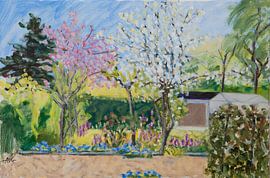 Spring in the People's Garden by Antonie van Gelder Beeldend kunstenaar