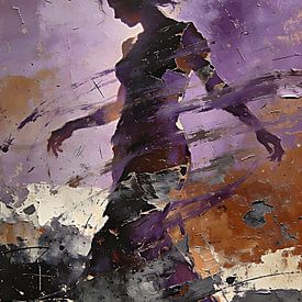 Fragmented Motion – Abstract Feminine Expression by Mellow Art