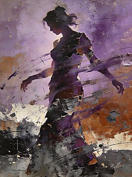 Fragmented Motion – Abstract Feminine Expression by Mellow Art