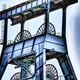Schachttoren in het Ruhrgebied van HGU Foto