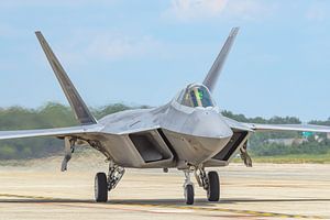 Chasseur furtif Lockheed Martin F-22 Raptor de l'USAF.