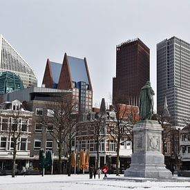 Den Haag in winterse sferen van Jan Radstake