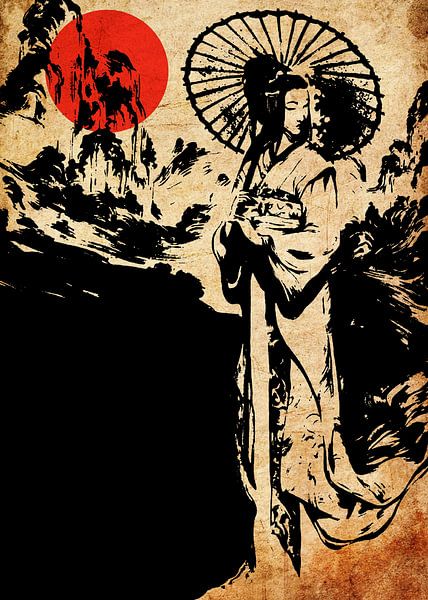 japanese art by XIAO AHKI