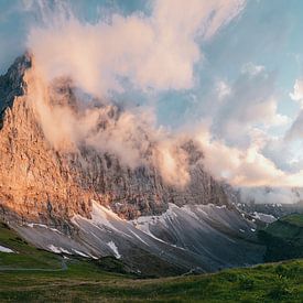 Sunset in Karwendel by Max Schiefele