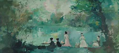 Landscape Impressionism | Fields | Impressionism by ARTEO Paintings