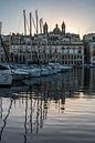 Valletta, Malta - 01 07 2022: Boats reflecting in the water at t by Werner Lerooy thumbnail
