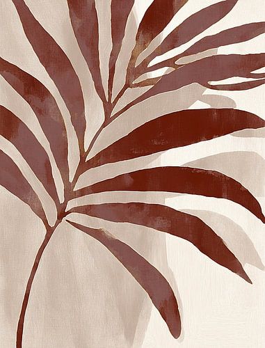 Feuilles brun rougeâtre en simplicité