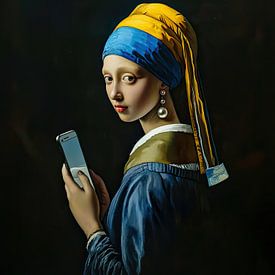 Het meisje met de smartphone van May