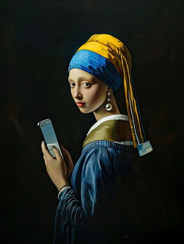 La fille au smartphone