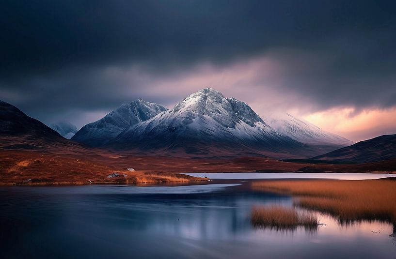 Blick über den See von fernlichtsicht