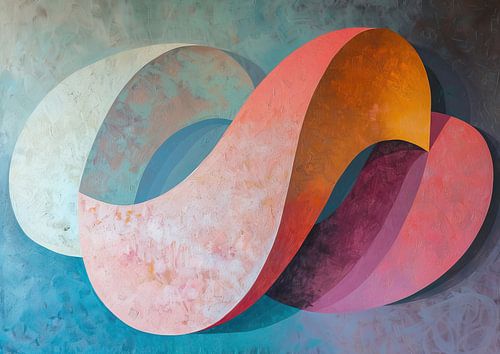 Œuvre d'art abstraite moderne