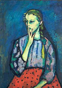 Alexej Jawlensky, Porträt eines Mädchens, 1909
