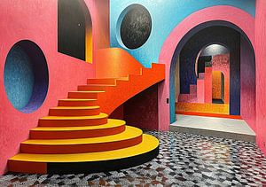 Surrealismus Architektur Design Geometrie