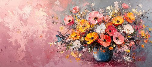 Peinture de fleurs sur La collection ARTEO