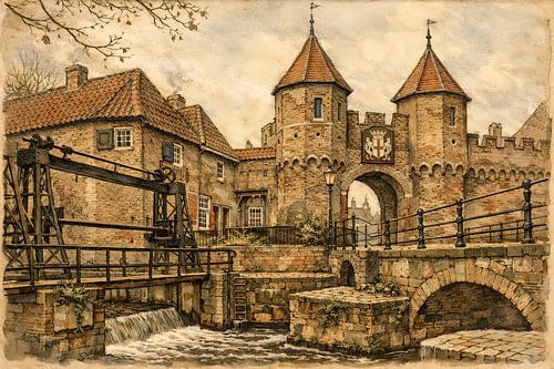 Koppelpoort historisch Amersfoort 1 in de 20e eeuw