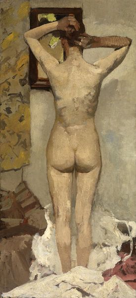 Stehend nackt - George Hendrik Breitner von 1000 Schilderijen