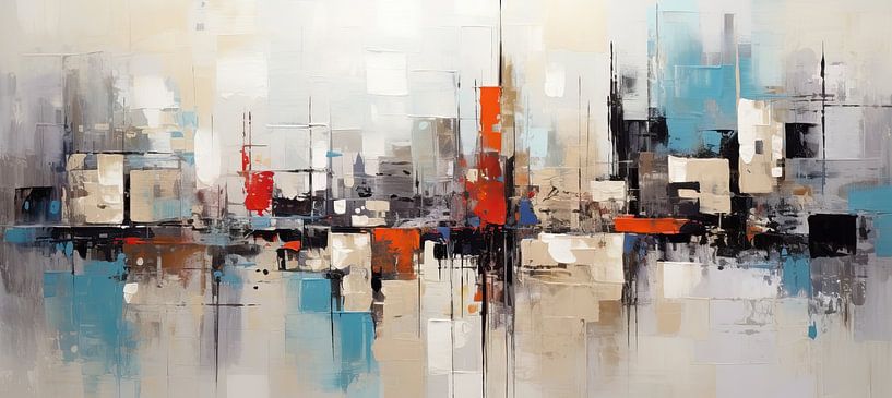 Abstract Shapes No.624 by Eye catching paintings