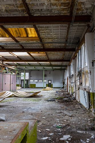 Urbex - interior of a dilapidated building