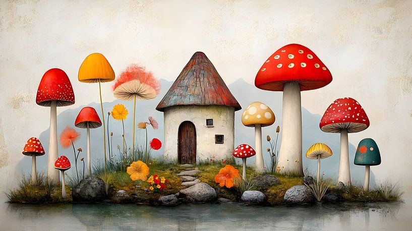 Fly agaric island by Heike Hultsch