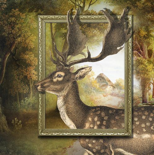 Painting with Deer